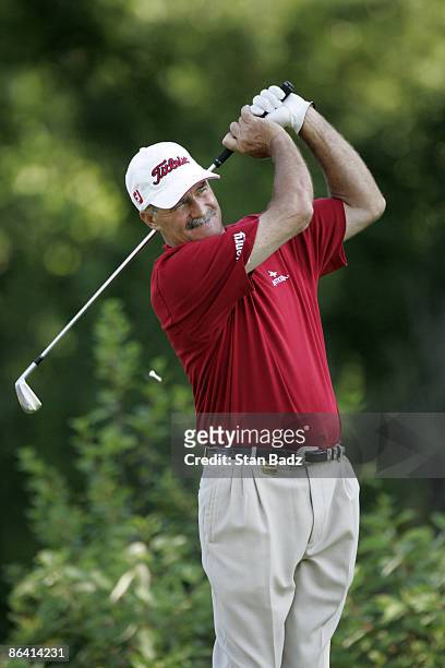 Eaks, first round of the FORD Senior Players Championship, July 7 held at the TPC of Michigan, Dearborn, Michigan. Peter Jacobsen shot 15 under par...