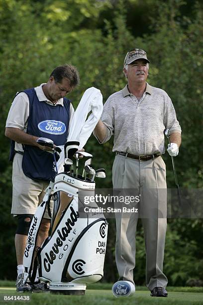 Dan Polh, first round of the FORD Senior Players Championship, July 7 held at the TPC of Michigan, Dearborn, Michigan. Peter Jacobsen shot 15 under...