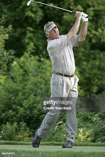 Dan Polh, first round of the FORD Senior Players Championship, July 7 held at the TPC of Michigan, Dearborn, Michigan. Peter Jacobsen shot 15 under...