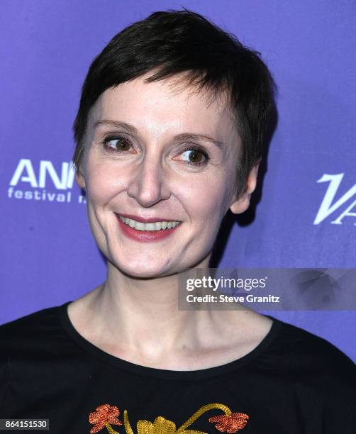 Director Nora Twomey arrives at the Premiere Of Gkids' "The Breadwinner" at TCL Chinese 6 Theatres on October 20, 2017 in Hollywood, California.