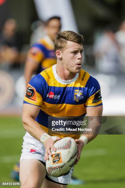 Luke Campbell of Steamers during the Mitre 10 Cup Semi Final match between Bay of Plenty and Otago on October 21, 2017 in Tauranga, New Zealand.