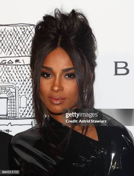 Singer Ciara attends Bulgari 5th Avenue flagship store opening on October 20, 2017 in New York City.