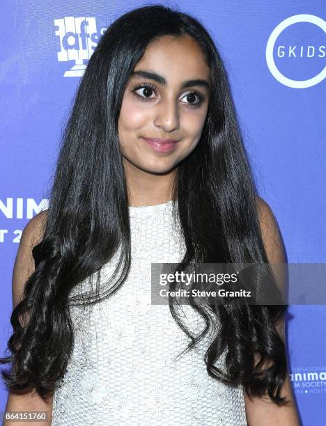 Saara Chaudry arrives at the Premiere Of Gkids' "The Breadwinner" at TCL Chinese 6 Theatres on October 20, 2017 in Hollywood, California.