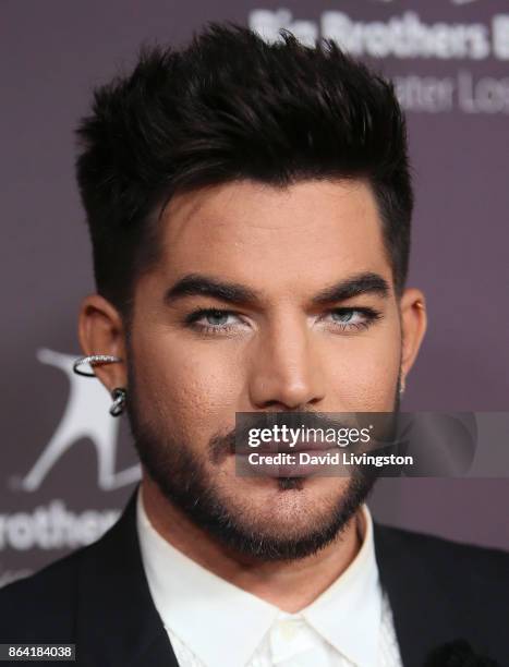 Singer Adam Lambert attends Big Brothers Big Sisters of Greater Los Angeles' 2017 Big Bash Live with Travis and Kelly at The Beverly Hilton Hotel on...