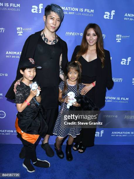 Miyavi arrives at the Premiere Of Gkids' "The Breadwinner" at TCL Chinese 6 Theatres on October 20, 2017 in Hollywood, California.
