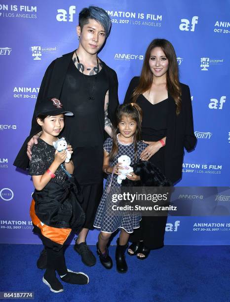 Miyavi arrives at the Premiere Of Gkids' "The Breadwinner" at TCL Chinese 6 Theatres on October 20, 2017 in Hollywood, California.