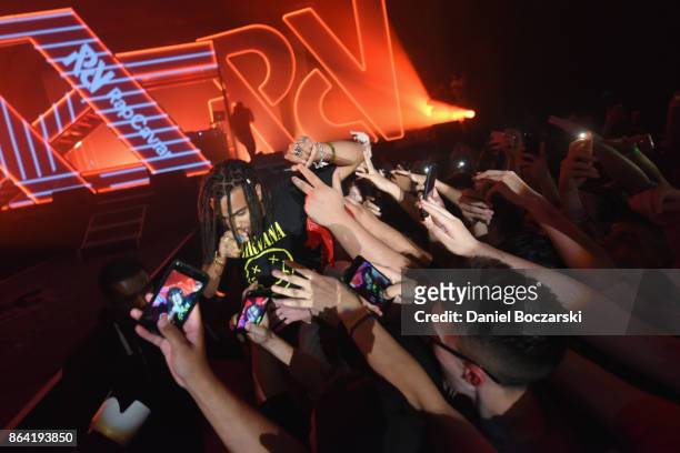 Vic Mensa performs at Spotify's RapCaviar Live in Chicago at Aragon Ballroom on October 20, 2017 in Chicago, Illinois.