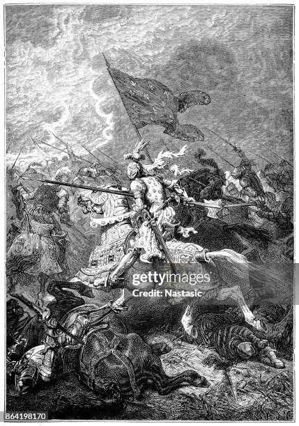 illustrations, cliparts, dessins animés et icônes de charles viii en italie - style du xvième siècle