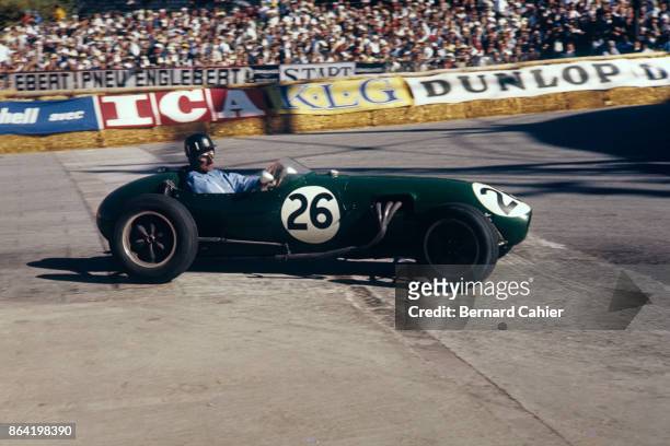 Graham Hill, Lotus-Climax 12, Grand Prix of Monaco, Circuit de Monaco, 18 May 1958. History in the making: the first ever Formula One race for Lotus,...