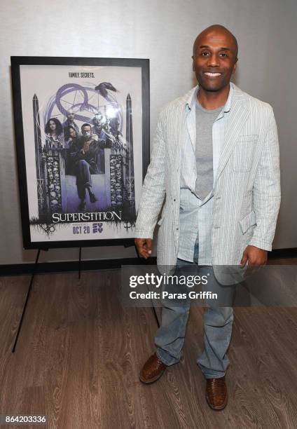 Showrunner Joel Thompson at "Superstition" Private Screening on October 20, 2017 in Atlanta, Georgia.