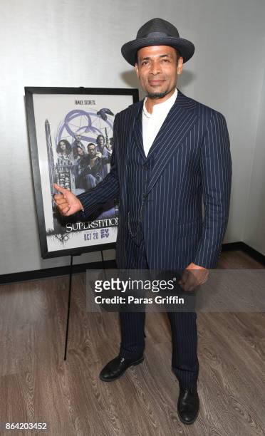 Actor Mario Van Peebles at "Superstition" Private Screening on October 20, 2017 in Atlanta, Georgia.