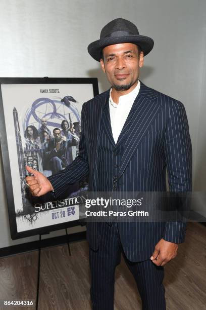 Actor Mario Van Peebles at "Superstition" Private Screening on October 20, 2017 in Atlanta, Georgia.