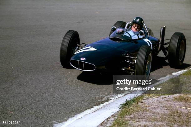 Graham Hill, BRM P57, Grand Prix of the Netherlands, Circuit Park Zandvoort, 20 May 1962.