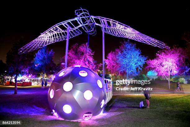 View of the general atmosphere during day 1 of the 2017 Lost Lake Festival on October 20, 2017 in Phoenix, Arizona.