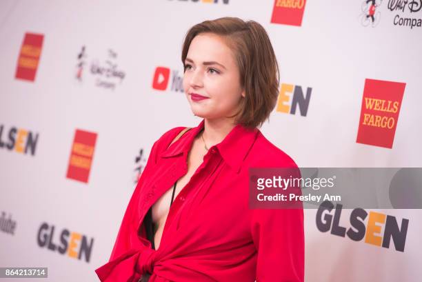 Alexis G. Zall attends 2017 GLSEN Respect Awards - Arrivals at the Beverly Wilshire Four Seasons Hotel on October 20, 2017 in Beverly Hills,...
