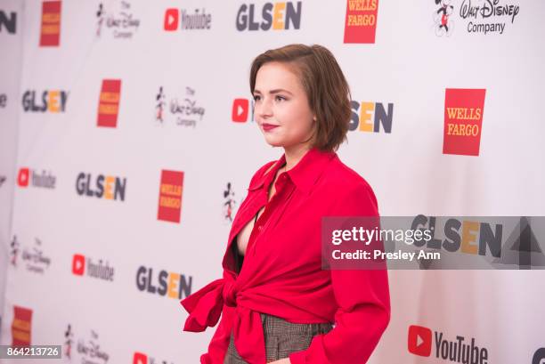 Alexis G. Zall attends 2017 GLSEN Respect Awards - Arrivals at the Beverly Wilshire Four Seasons Hotel on October 20, 2017 in Beverly Hills,...