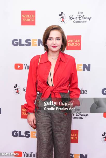 Alexis G. Zall attends 2017 GLSEN Respect Awards - Arrivals at the Beverly Wilshire Four Seasons Hotel on October 20, 2017 in Beverly Hills,...