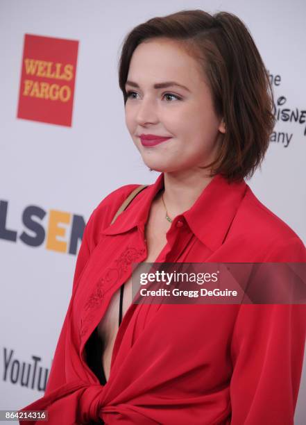 Alexis G. Zall arrives at the 2017 GLSEN Respect Awards at the Beverly Wilshire Four Seasons Hotel on October 20, 2017 in Beverly Hills, California.