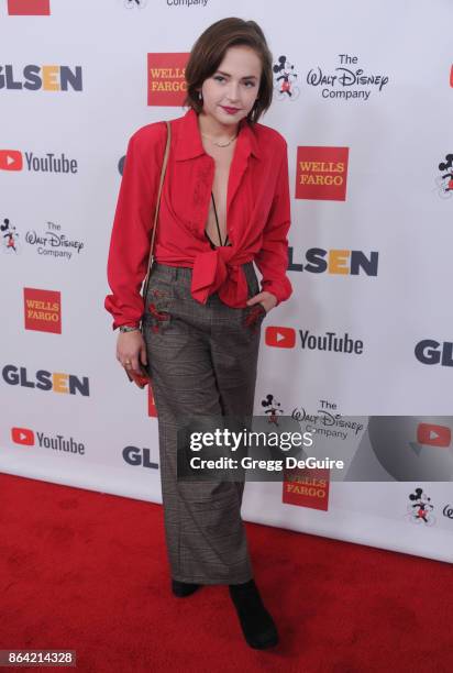 Alexis G. Zall arrives at the 2017 GLSEN Respect Awards at the Beverly Wilshire Four Seasons Hotel on October 20, 2017 in Beverly Hills, California.