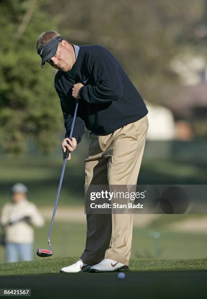 Carl Pettersson during the first round of the 2006 Accenture Match Play Championship at the La Costa Resort & Spa in Carlsbad, California on February...