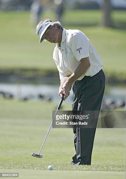 Fred Couples during the first round of the 2006 Accenture Match Play Championship at the La Costa Resort & Spa in Carlsbad, California on February...
