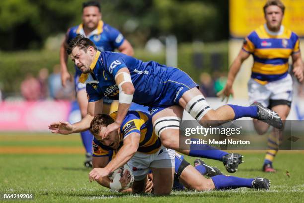 Joe Webber of the Steamers during the Mitre 10 Cup Semi Final match between Bay of Plenty and Otago on October 21, 2017 in Tauranga, New Zealand.