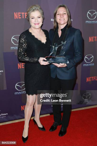 Kate Mulgrew and Cindy Holland attend the Big Brothers Big Sisters Of Greater Los Angeles' 2017 Big Bash Live With Travis And Kelly at The Beverly...