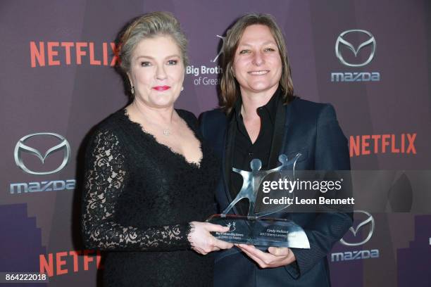 Kate Mulgrew and Cindy Holland attends the Big Brothers Big Sisters Of Greater Los Angeles' 2017 Big Bash Live With Travis And Kelly at The Beverly...