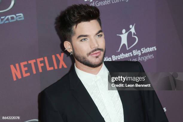 Music Artist Adam Lambert attends the Big Brothers Big Sisters Of Greater Los Angeles' 2017 Big Bash Live With Travis And Kelly at The Beverly Hilton...