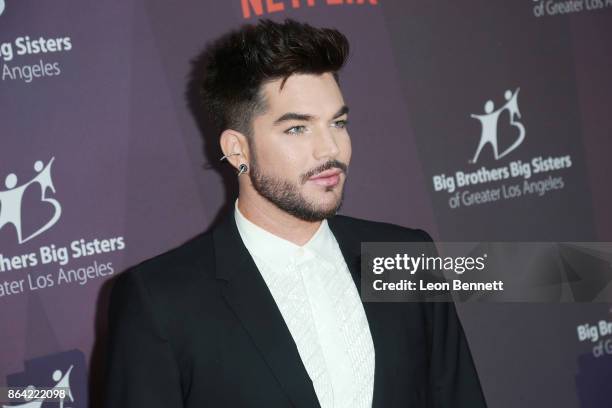 Music Artist Adam Lambert attends the Big Brothers Big Sisters Of Greater Los Angeles' 2017 Big Bash Live With Travis And Kelly at The Beverly Hilton...