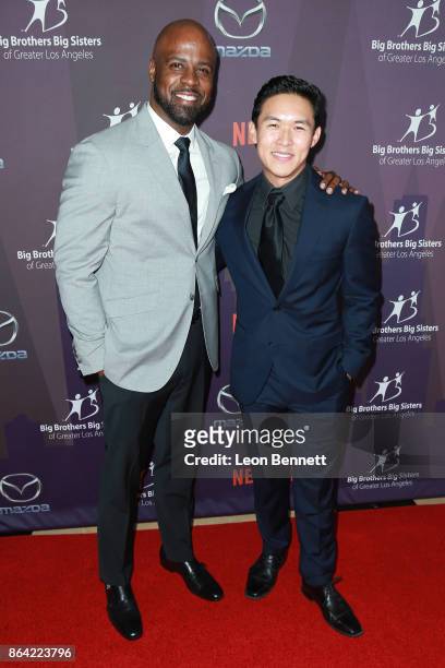 Actors Ryan Sands and Kenny Leu attends the Big Brothers Big Sisters Of Greater Los Angeles' 2017 Big Bash Live With Travis And Kelly at The Beverly...