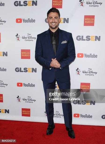 Actor Jonathan Bennett attends the 2017 GLSEN Respect Awards at the Beverly Wilshire Four Seasons Hotel on October 20, 2017 in Beverly Hills,...