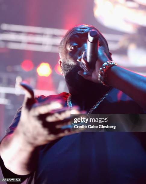 Rapper Killer Mike of Run the Jewels performs at Brooklyn Bowl Las Vegas on October 20, 2017 in Las Vegas, Nevada.