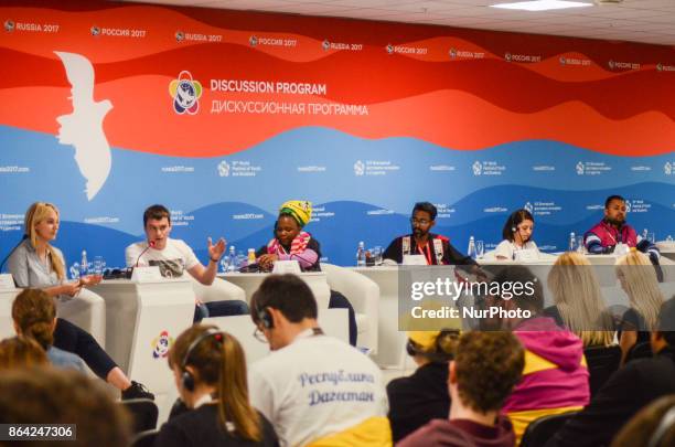 Panel discussion youth and students league For the first time, BRICS youth and students league pannel discussion took part, during the 19th World...