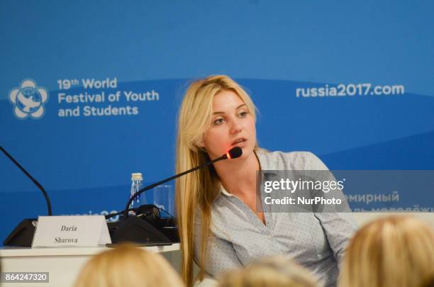 Daria Sharova - International secretary of Young Guard of United Russia. BRICS panel discussion youth and students league For the first time, BRICS...