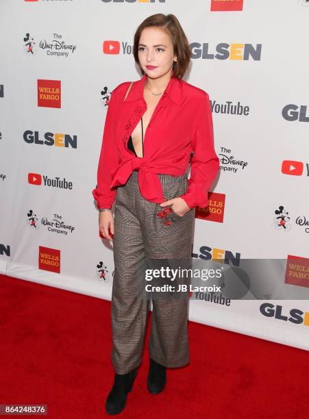 Alexis G. Zall attends the 2017 GLSEN Respect Awards on October 20, 2017 in Los Angeles, California.