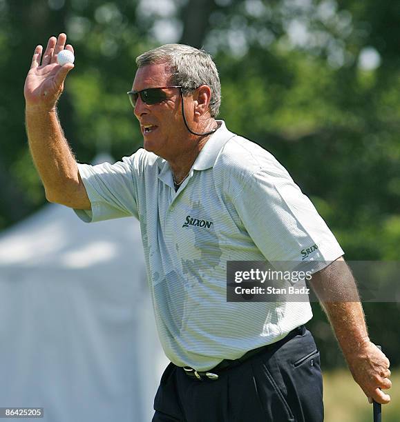 Fuzzy Zoeller competes in the second round of the Allianz Championship held at Glen Oaks Country Club in West Des Moines, IA, on June 3, 2006.