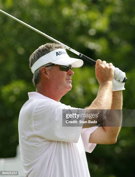 John Harris competes in the third and final round of the Allianz Championship held at Glen Oaks Country Club in West Des Moines, IA, on June 4, 2006.