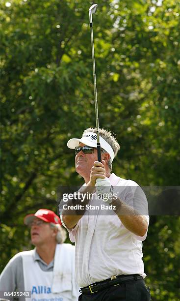 John Harris competes in the third and final round of the Allianz Championship held at Glen Oaks Country Club in West Des Moines, IA, on June 4, 2006.