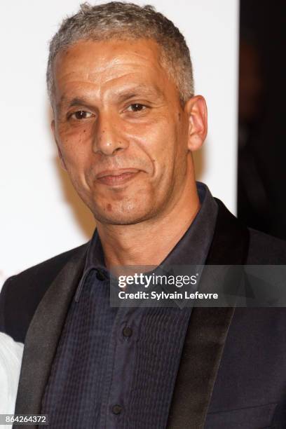 Sami Bouajila attends the photocall before The Lumiere Prize ceremony during 9th Film Festival Lumiere on October 20, 2017 in Lyon, France.