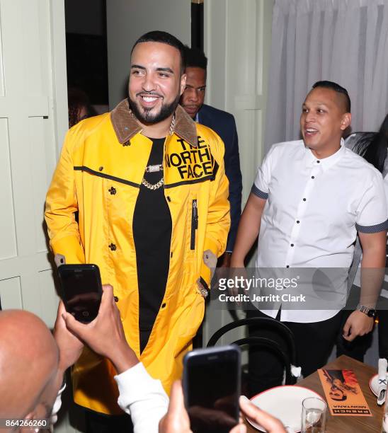 French Montana attends Ciroc & Epic Records present French Montana "Jungle Rules" Gold Dinner at Poppy on October 20, 2017 in Los Angeles, California.