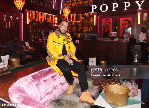 French Montana attends Ciroc & Epic Records present French Montana "Jungle Rules" Gold Dinner at Poppy on October 20, 2017 in Los Angeles, California.