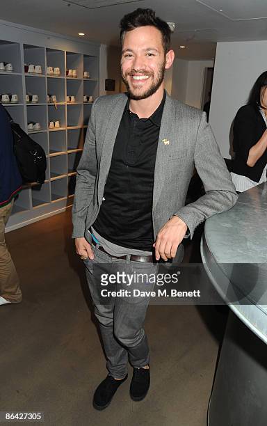 Singer Will Young attends the Art Against Knives charity auction, at Shoreditch House on May 5, 2009 in London, England.