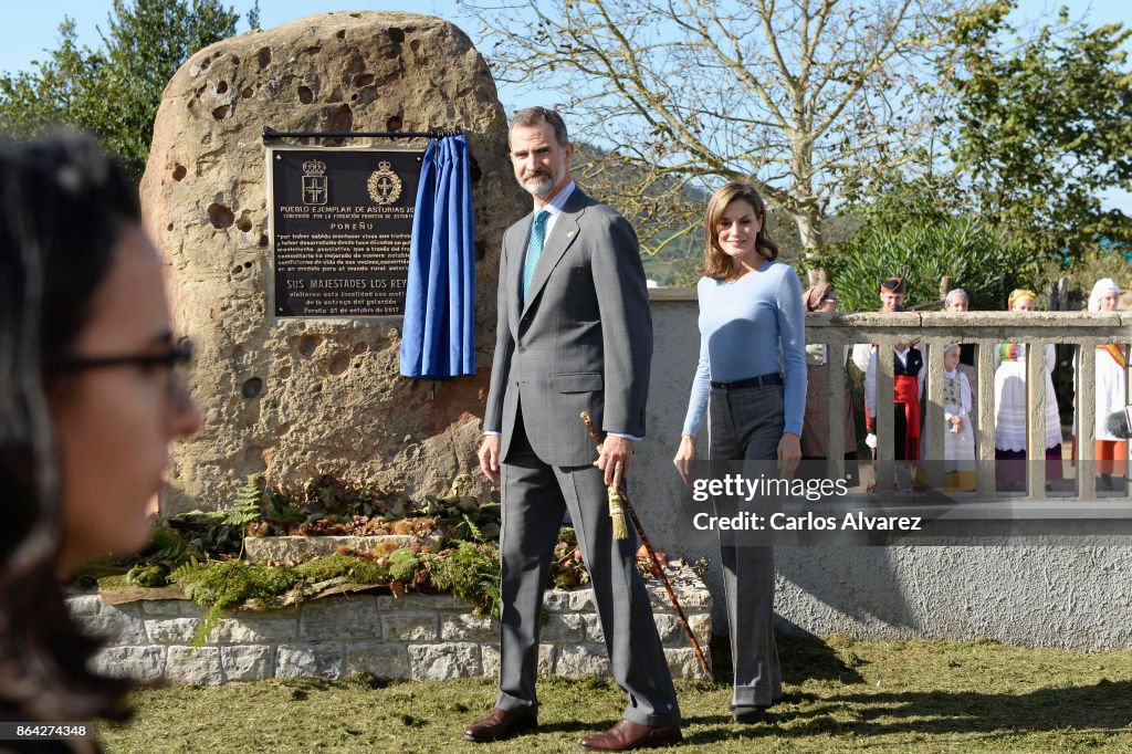 Spanish Royals Visit Porenu