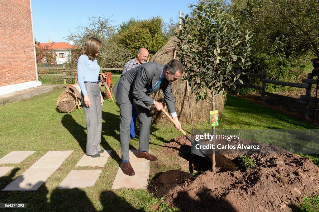 Spanish Royals Visit Porenu