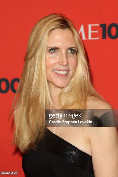 Political commentator Ann Coulter attends Time's 100 Most Influential People in the World Gala at the Frederick P. Rose Hall at Jazz at Lincoln...