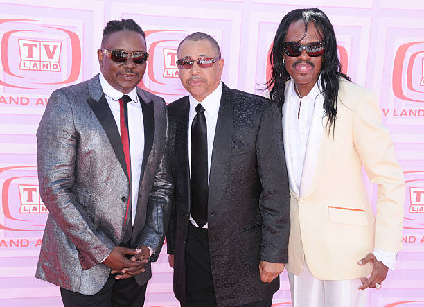 Musicians Philip Bailey, Ralph Johnson and Verdine White of Earth, Wind and Fire arrive at the 7th Annual TV Land Awards held at Gibson Amphitheatre...