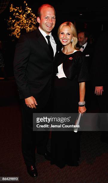 Tim Hasselbeck and Elisabeth Hasselbeck attend Time's 100 Most Influential People in the World Gala at the Frederick P. Rose Hall at Jazz at Lincoln...