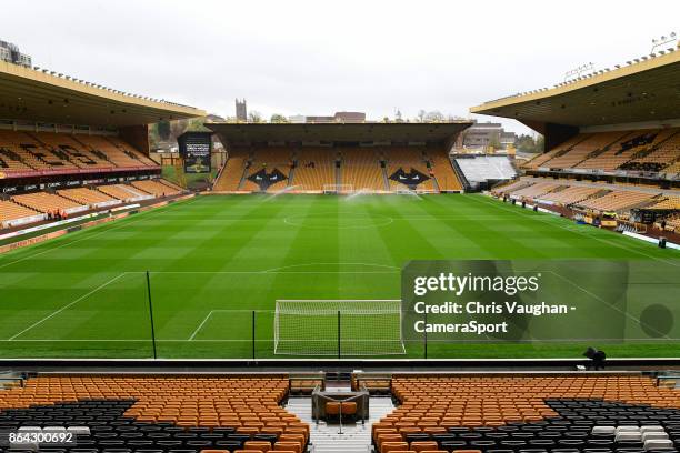 General view of Molineux, home of Wolverhampton Wanderers FC prior to the Sky Bet Championship match between Wolverhampton and Preston North End at...