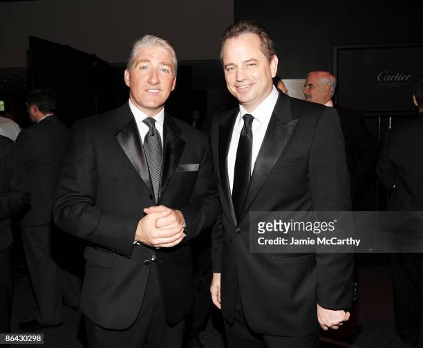 Journalist John King and and TIME president Mark Ford attend Time's 100 Most Influential People in the World Gala at the Frederick P. Rose Hall at...